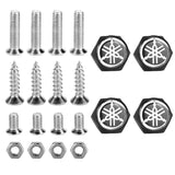 4pcs/set Yamaha Logo Stainless Steel Car License Plate Bolts