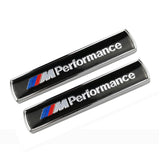 2pcs BMW M3 M5 M Performance Hamann Luxury Metal Car Sticker Emblem Badge Decal Decoration