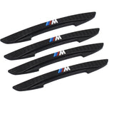 4pcs/set BMW M Power Car Door Protection Bumper Strip Anti Scratch Sticker