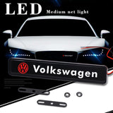 Volkswagen GTI Rline Logo Car Front Hood Grille LED Light