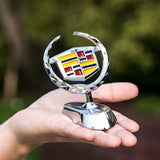 Cadillac Angle Wings Metal Car Front Hood Bonnet Sticker Emblem Badge