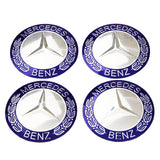 4pcs/set 56/75mm Mercedes Benz AMG Brabus Apple Tree Car Wheel Center Hub Cap Sticker Decal
