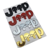 Jeep Skull Metal Car Rear Sticker Auto Body Side Emblem Badge