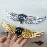 Chevrolet Metal Wings Car Front Sticker Emblem Badge Decal
