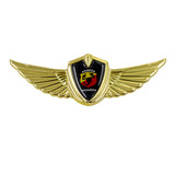 Abarth Logo 3D Metal Wing Car Emblem Sticker Badge Decal