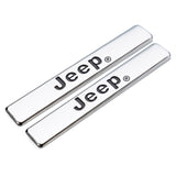 2pcs Jeep Logo Car Fender Side Emblem Badge Sticker