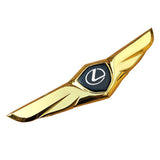 Lexus Metal Wings Car Front Hood Sticker Emblem Badge Decal