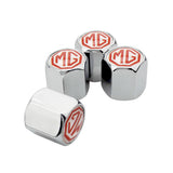 4pcs/set MG Car Air Valve Stem Cap Auto Tyre Valve Covers