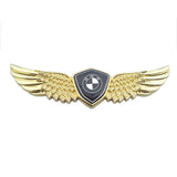 BMW Logo Metal Wings Car Front Hood Bonnet Center Sticker Emblem