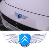 Citroen Metal Wings Car Front Sticker Emblem Badge Decal