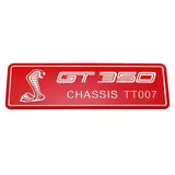 Ford RS ST Wolf Shelby GT350 Aluminum Alloy Car Sticker Nameplate Emblem Badge Decal