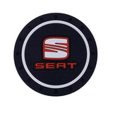 2pcs/set SEAT PVC Car Water Coaster Cup Mat