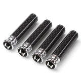 4pcs/set Honda Mugen Logo Carbon Fiber Car Door Bolt Lock Pins Gate Lock Screws