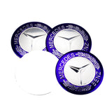 4pcs/set 56/75mm Mercedes Benz AMG Brabus Apple Tree Car Wheel Center Hub Cap Sticker Decal