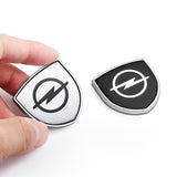 2pcs 39x39mm Opel Shield Metal Car Window Sticker Emblem Badge Decal