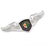Alfa Romeo Metal Wings Car Front Emblem Badge Sticker Decal