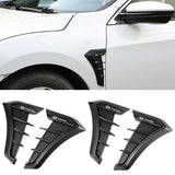 2PCS Hyundai Logo Shark Fin Car Side Fender Sticker Emblem
