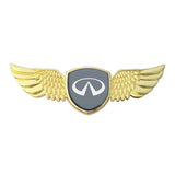 Infiniti Logo Metal Wings Car Front Hood Bonnet Center Sticker Emblem