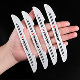 4pcs Peugeot Car Door Bumper Strip Anti-collision Protection Sticker