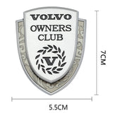 Volvo Metal Shield Car Rear Sticker Auto Window Emblem Badge Decal