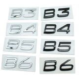 Volvo B3 B4 B5 B6 Logo ABS Car Rear Sticker Emblem Badge Decal