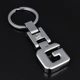 Mercedes Benz Letter A B C E G R S GL ML SL Metal Car Keychain Key Ring Holder
