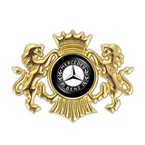 Mercedes Benz AMG Double Lion Metal Car Rear Sticker Auto Window Emblem Badge Decal