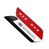 2pcs KIA Metal Car Side Fender Sticker Emblem Badge Decal
