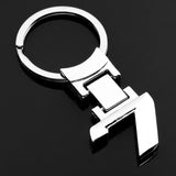BMW Number 1 3 4 5 6 7 8 X1 X3 X4 X5 X6 Z4 Metal Car Keychain Key Ring Holder