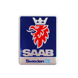 SAAB Aluminum Alloy Car Body Sticker Nameplate Rear Emblem Badge Decal