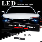 Honda Mugen Logo Car Front Hood Grille LED Light
