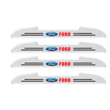 4pcs Ford Car Door Bumper Strip Anti-collision Protection Sticker