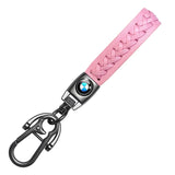 BMW PU leather Braided Rope Car Keychain