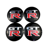 4pcs/set 56mm Nissan Nismo GTR Car Wheel Center Hub Sticker Decal
