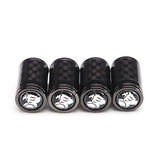 4pcs/set Holden Logo Carbon Fiber Car Air Valve Stem Cap Auto Tyre Valve Covers