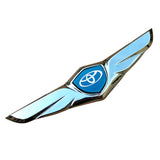 Toyota Metal Wings Car Front Hood Sticker Emblem Badge Decal