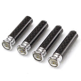 4pcs/set Volkswagen ABT GTI Rline Logo Carbon Fiber Car Door Bolt Lock Pins Gate Lock Screws