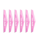 6pcs Audi Sline TPU Car Door Anti-collision Protective Stickers Bumper Strip Decal
