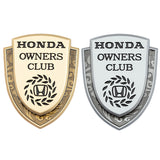 Honda Metal Shield Car Rear Sticker Auto Window Emblem Badge Decal