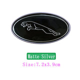 Jaguar Elliptical Metal Car Window Sticker Emblem Badge Decal