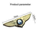 Maserati  Angle Wings Metal Car Front Center Sticker Grille Emblem