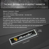 2pcs/set Porsche Logo Metal Car Side Sticker Auto Emblem Badge