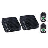 2pcs Skoda Wireless Car Welcome Door Laser Projection LED Light