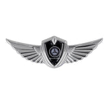 Mercedes Benz Logo 3D Metal Wing Car Emblem Sticker Badge Decal