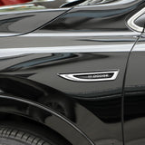 2pcs Dodge Metal Car Side Fender Emblem Sticker Decal