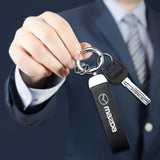 Mazda PU Leather Car Logo Keychain