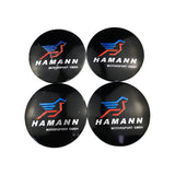 4pcs 56mm BMW M Power Alpina AC Hamann Hartge Car Wheel Center Hub Cap Sticker Decal