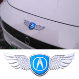 Acura Logo Metal Wings Car Front Hood Bonnet Center Sticker Emblem