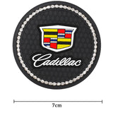 2PCS Cadillac Diamond Car Water Coaster Cup Mat