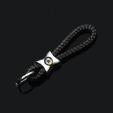 Mercedes Benz AMG Smart Apple Tree Logo Braided Rope Car Keychain Keyring